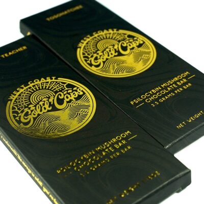 Gold Caps Chocolate Bar
