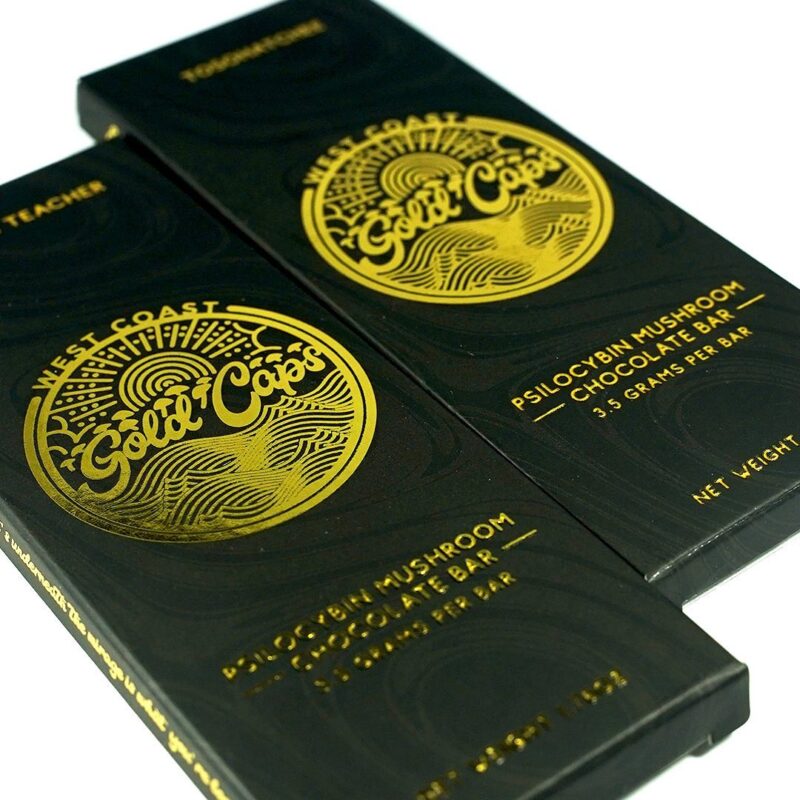 Gold Caps Chocolate Bar